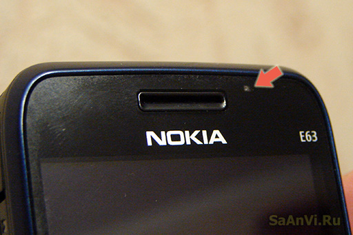 Световой датчик Nokia e63